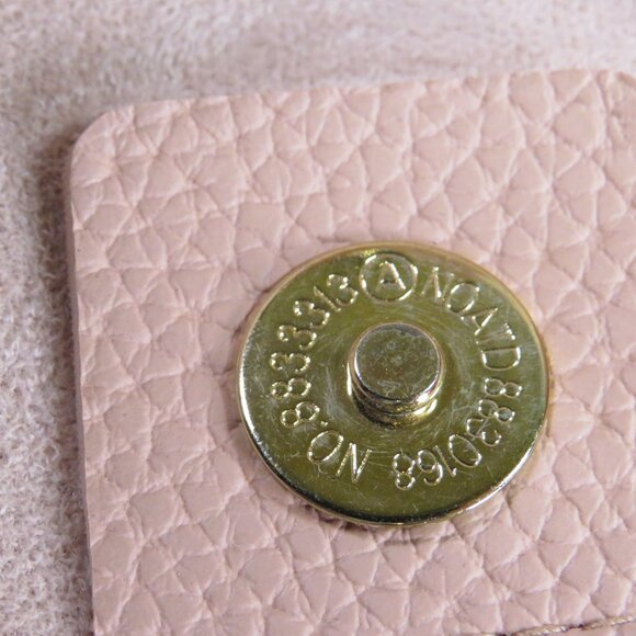 Blush Pink Faux Leather Tote w magnetic closure - Picture 9 of 11